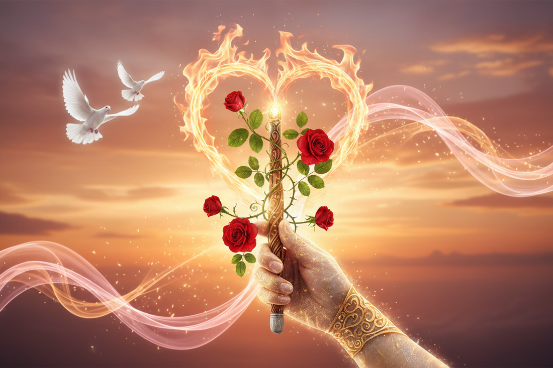 Ace of Wands in Love Readings: New Passion & Creative Romance - Nicole's ritual universe
