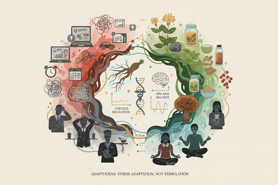 Adaptogens for Modern Stress: Ashwagandha, Rhodiola, and Burnout - Plant Allies for the Overwhelmed - Nicole's ritual universe