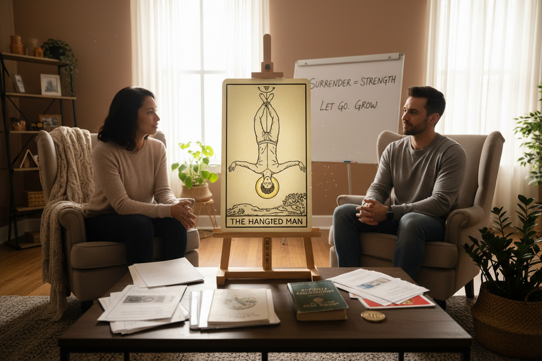 Addiction Recovery: The Hanged Man & Surrender - Nicole's ritual universe