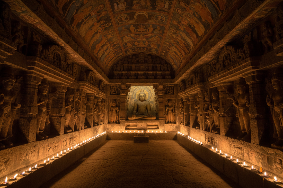 Ajanta & Ellora Caves: India's Sacred Rock-Cut Temples of Buddhism, Hinduism & Jainism