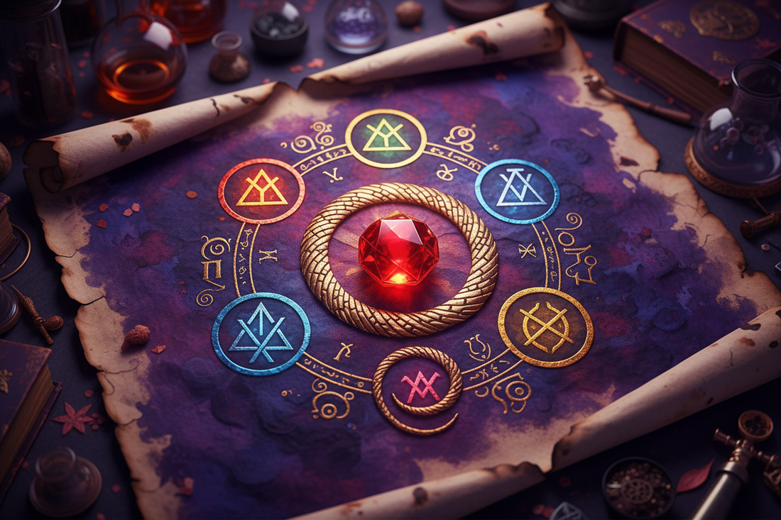 Alchemical Sacred Symbols: Four Elements, Ouroboros & the Philosopher's Stone