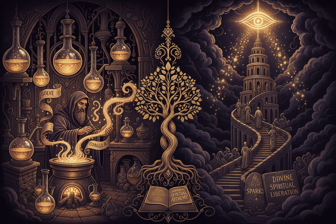 Alchemy vs Gnosticism: Transformation Systems - Nicole's ritual universe