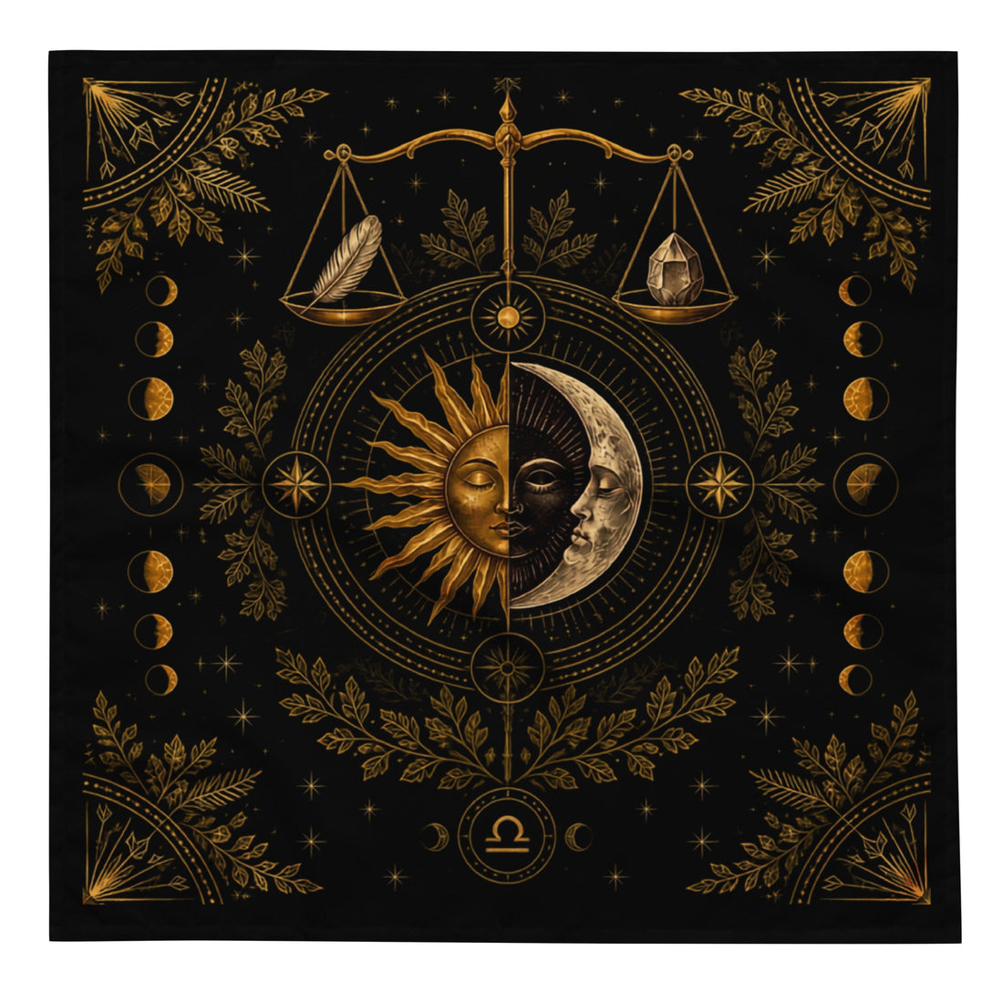 The Midnight Watch Bandana White L Front