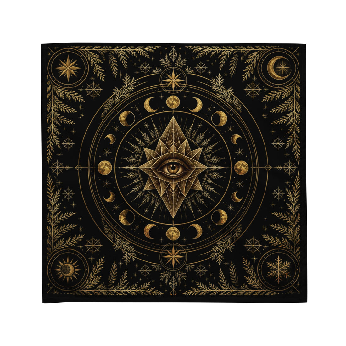 The Occult Eye Bandana White M Front
