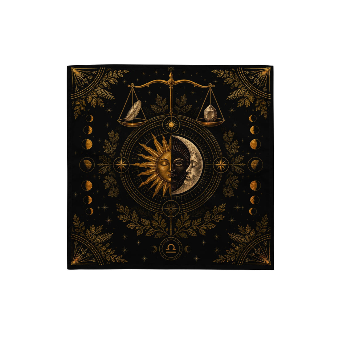 The Midnight Watch Bandana White S Front