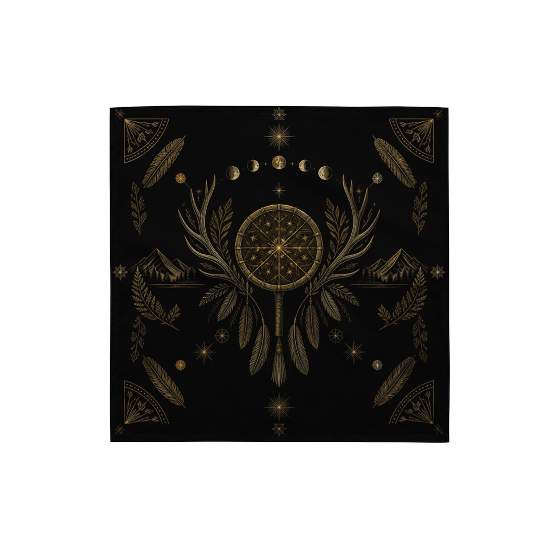 The Veiled Threshold Bandana White S Front