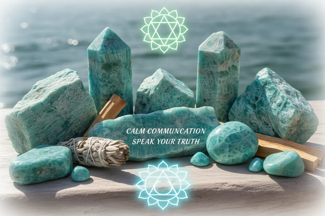 Amazonite Stone: Complete Guide to the Crystal of Truth & Communication Nicole's ritual universe