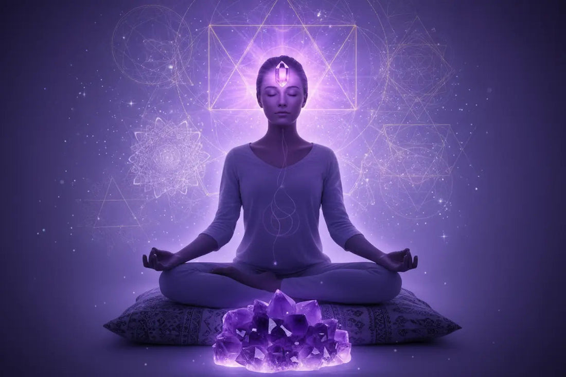 Amethyst for Third Eye: Opening Your Intuition Safely - Nicole's ritual universe