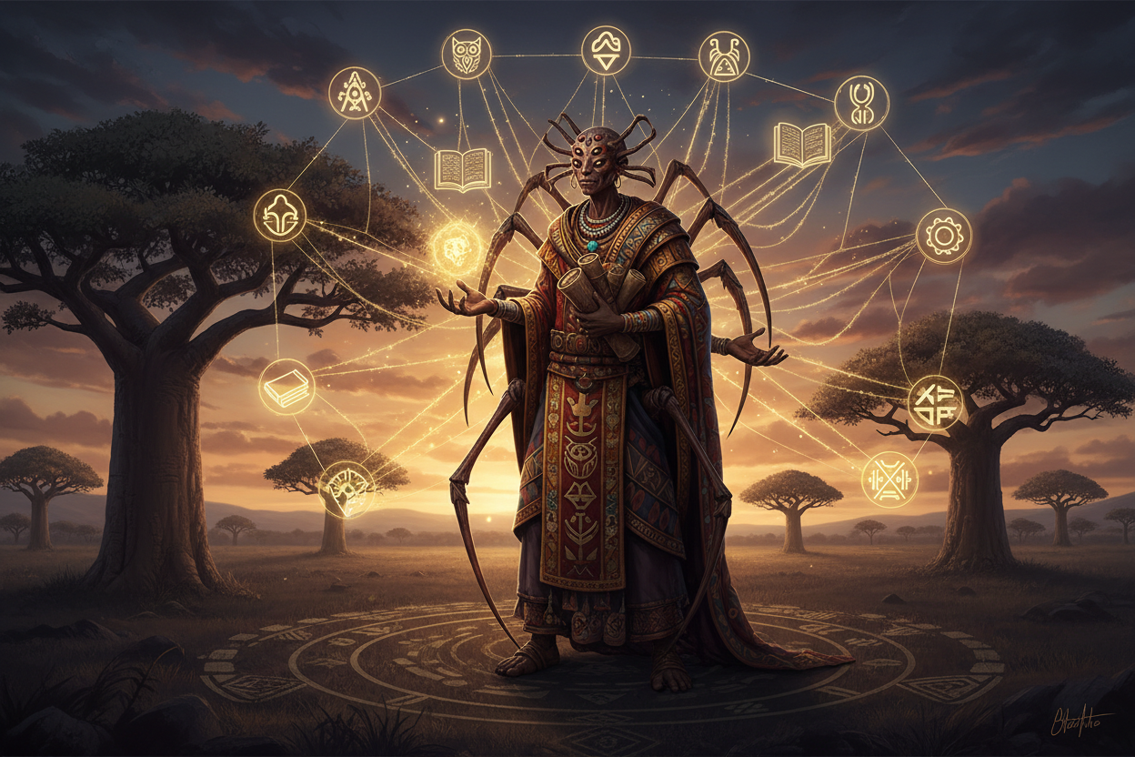 Spideriny Ritual Anansi: West African Spider Trickster | Heroes and Demigods – Nicole's ...