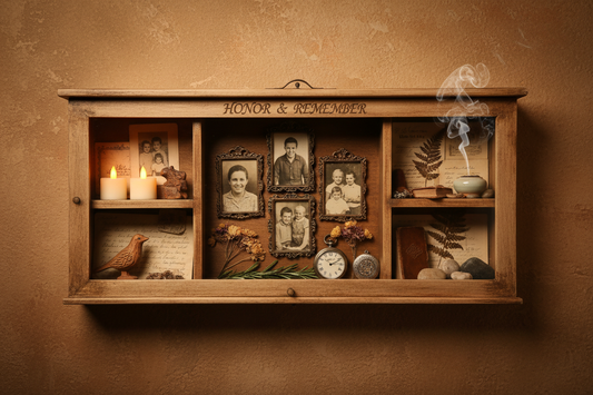How to Create an Ancestor Altar Shadow Box: Sacred Memorial & Family Shrine