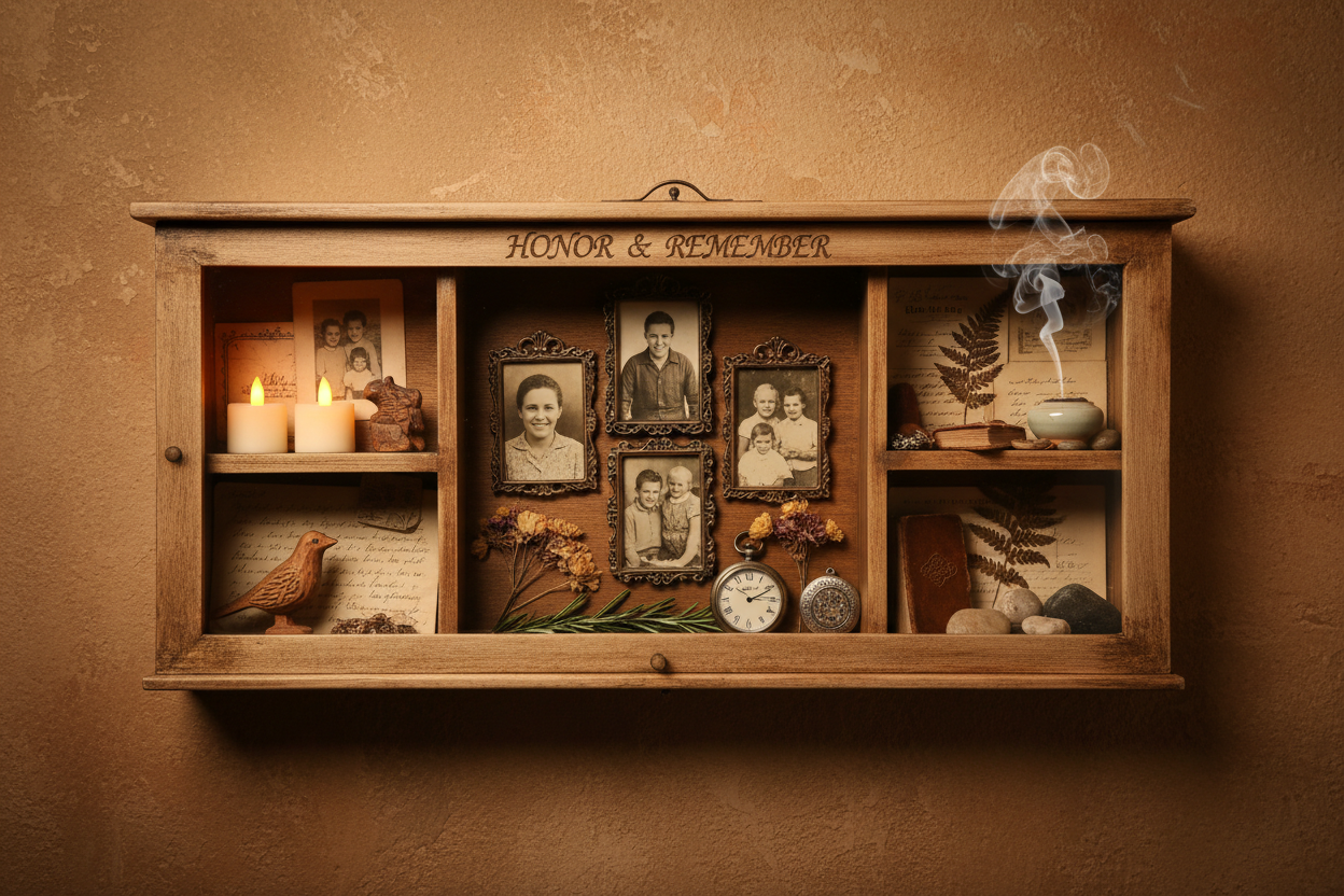 How to Create an Ancestor Altar Shadow Box: Sacred Memorial Guide ...