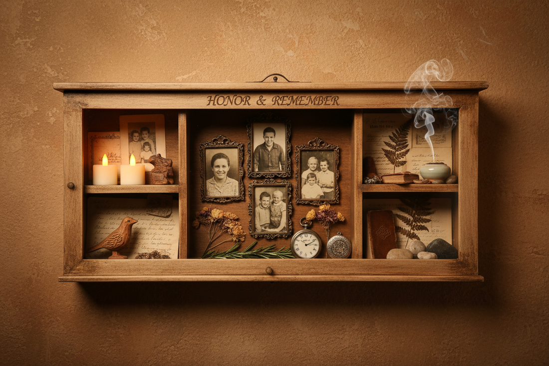 How to Create an Ancestor Altar Shadow Box: Sacred Memorial & Family Shrine - Nicole's ritual universe