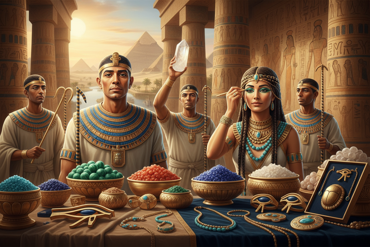 Ancient Egyptian Crystals: Lapis Lazuli, Turquoise, and Sacred Stones ...