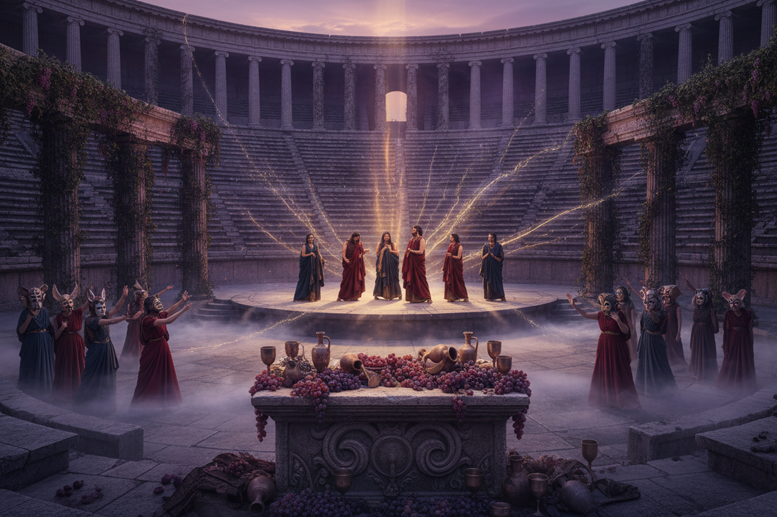 Ancient Greek Theater: Dionysian Rituals and Tragic Catharsis