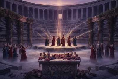 Ancient Greek Theater: Dionysian Rituals and Tragic Catharsis