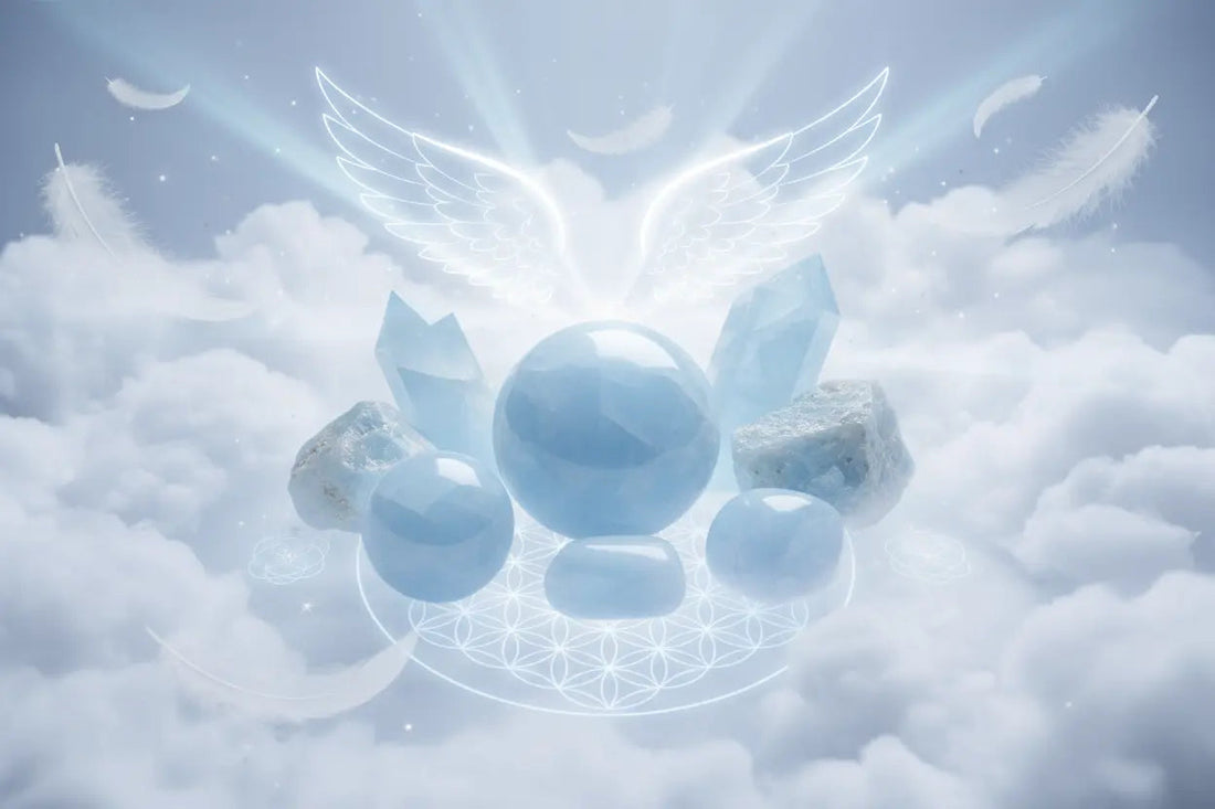 Angelite: Angel Communication & Peace Stone - Complete Guide Nicole's ritual universe