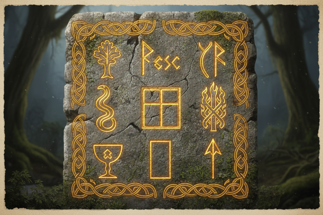 Anglo-Saxon Futhorc: 9 Extended Runes Beyond the Elder Futhark