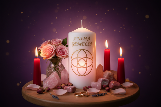 Anima Gemella Candle: Soulmate Attraction Magic Circle