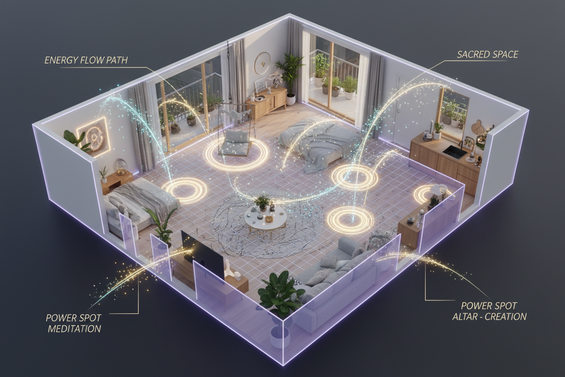 Apartment Energy Mapping: Finding Power Spots in Small Spaces - Nicole's ritual universe