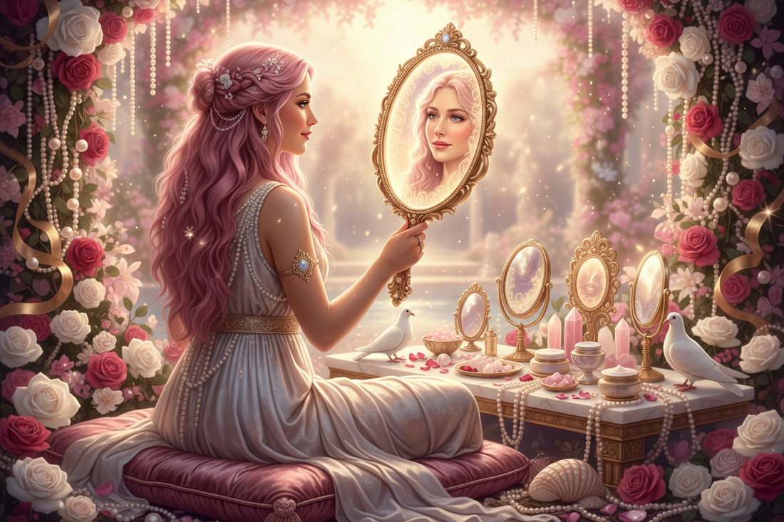Aphrodite's Mirror Work: Self-Love as Sacred Practice | Goddess Ritual ...