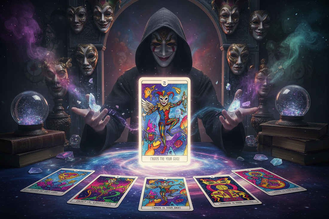 April Fools' Divination: Trickster Oracle and Chaos Tarot Spreads - Nicole's ritual universe