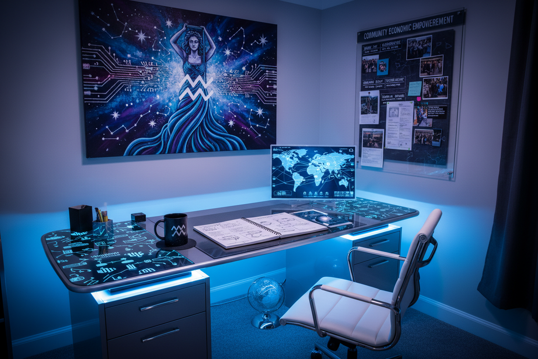 Aquarius Accountant: Working with Innovative Financial Systems, Community Economic Vision, and Revolutionary Fiscal Purpose Nicole's ritual universe