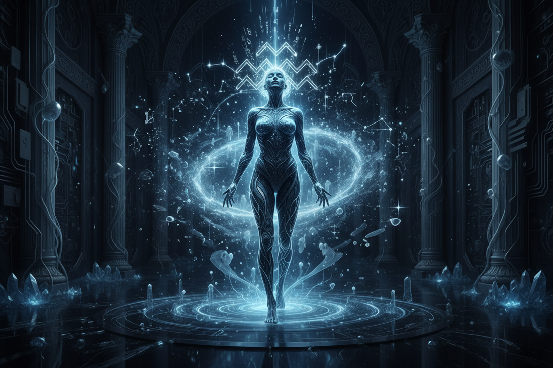 Aquarius Active Imagination: Dialoguing with the Unconscious - The Water Bearer's Collective Vision - Nicole's ritual universe