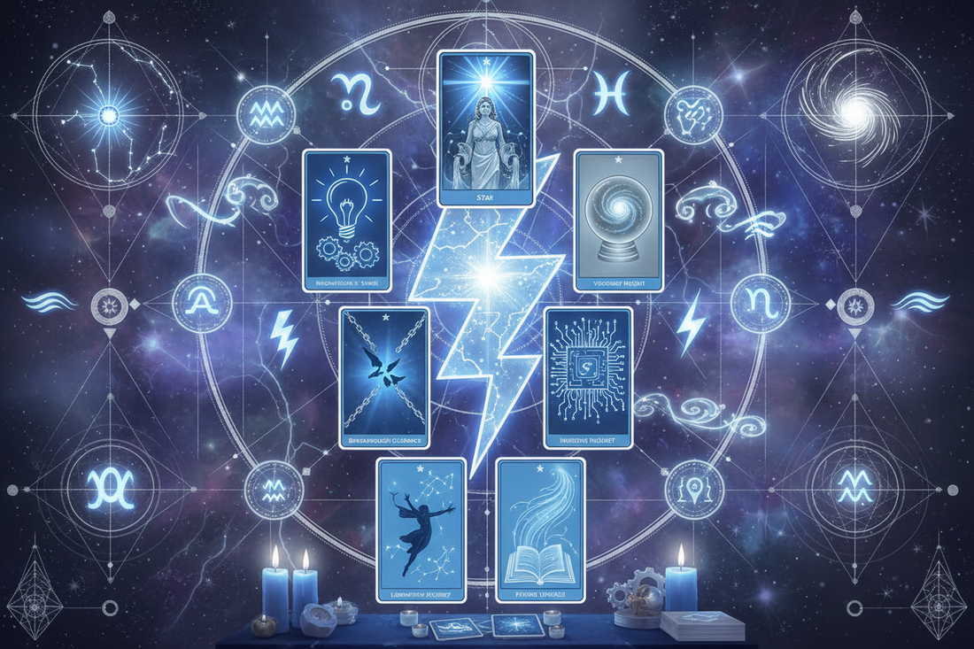 Aquarius Light Path Tarot Spread - Nicole's ritual universe