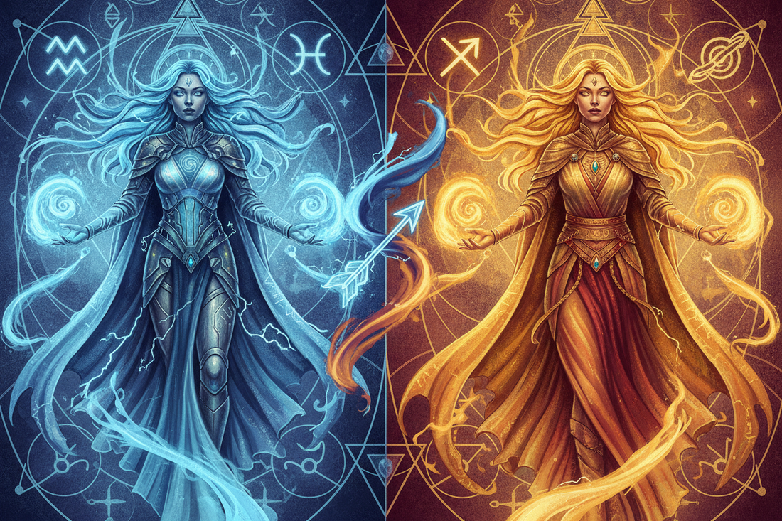 Aquarius Mother with Sagittarius Daughter: When the Revolution Meets Freedom Nicole's ritual universe
