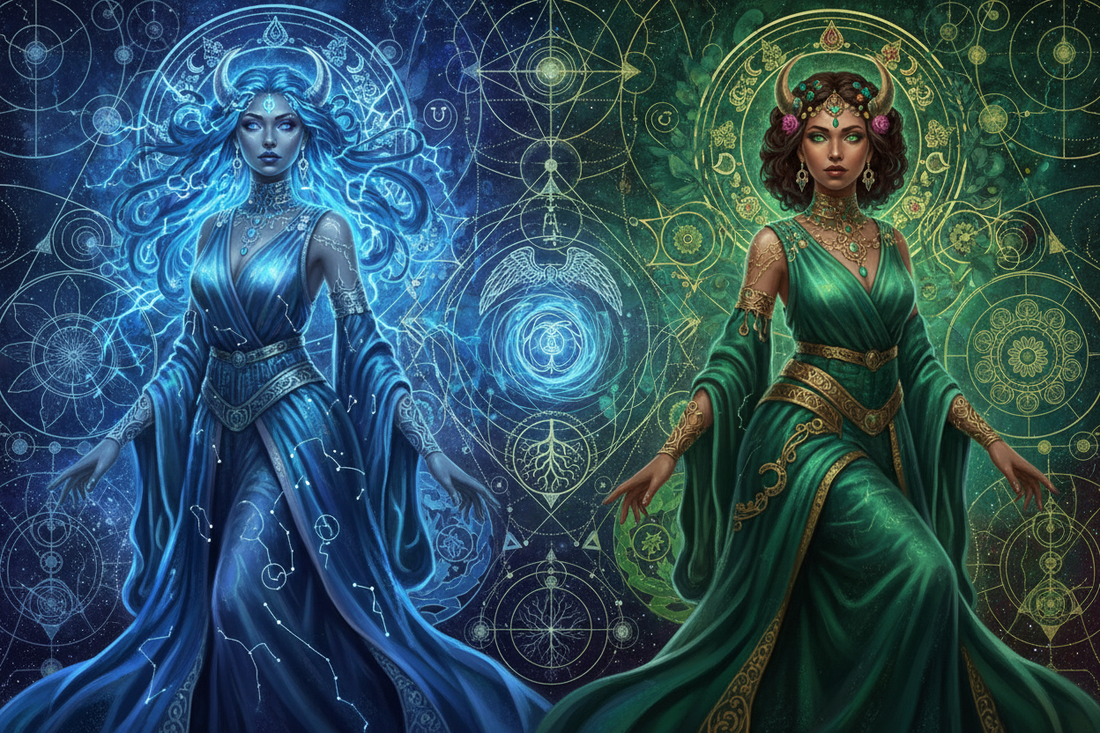 Aquarius Mother with Taurus Daughter: When the Revolution Meets the Garden Nicole's ritual universe