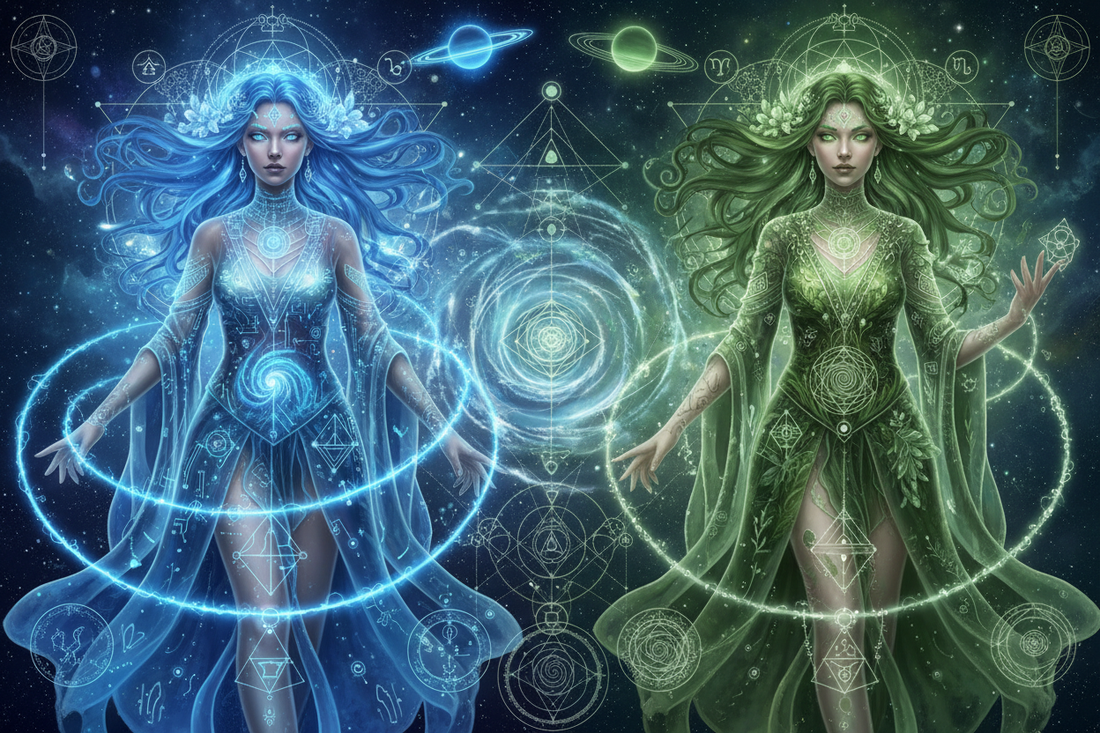 Aquarius Mother with Virgo Daughter: When the Revolution Meets Perfection Nicole's ritual universe