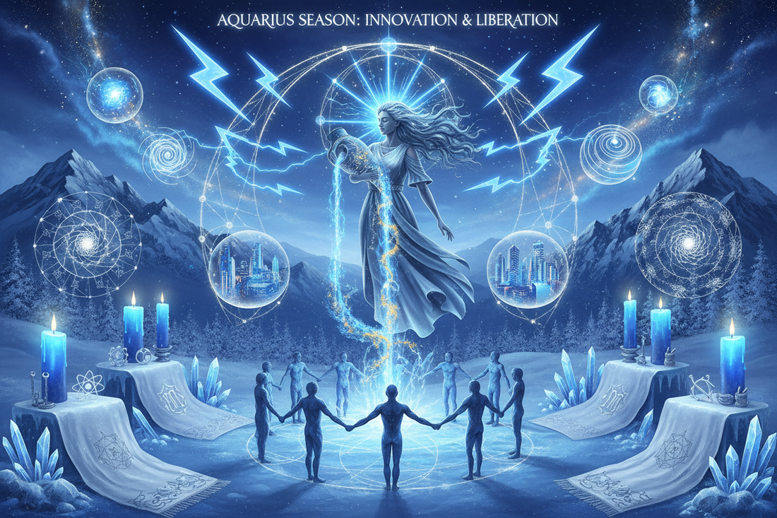 Aquarius Season Light Path Rituals - Nicole's ritual universe