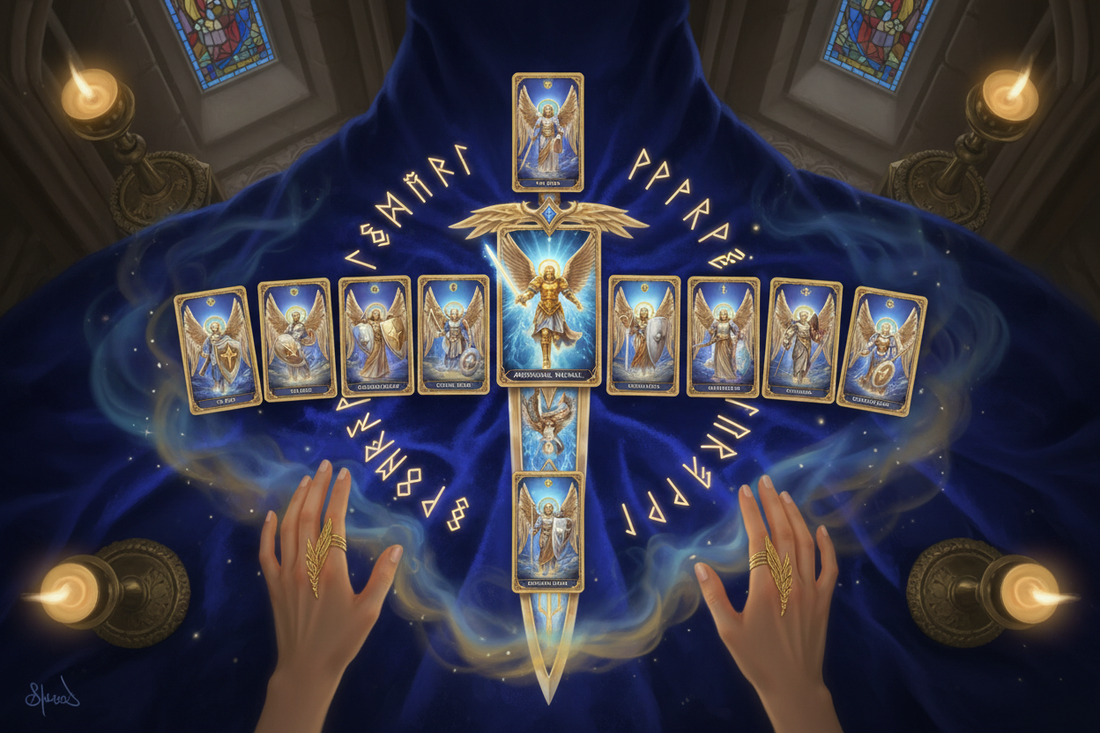 Michaelmas Divination: Archangel Oracle and Protection Tarot Spreads - Nicole's ritual universe