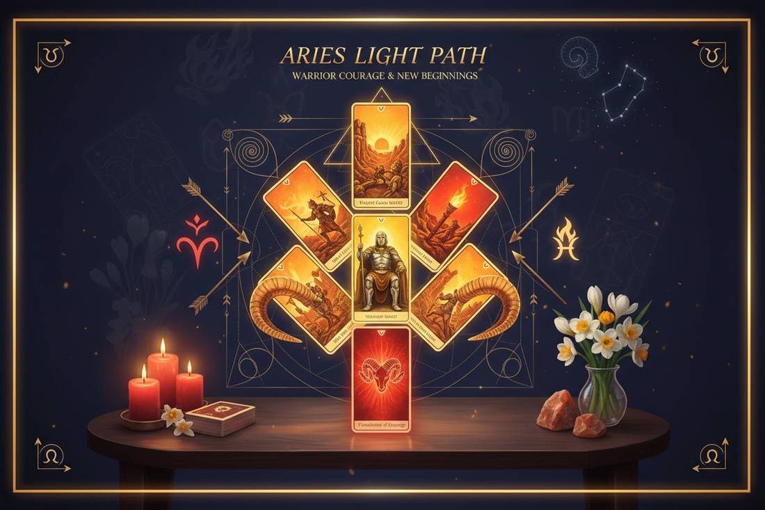 Aries Light Path Tarot Spread - Nicole's ritual universe