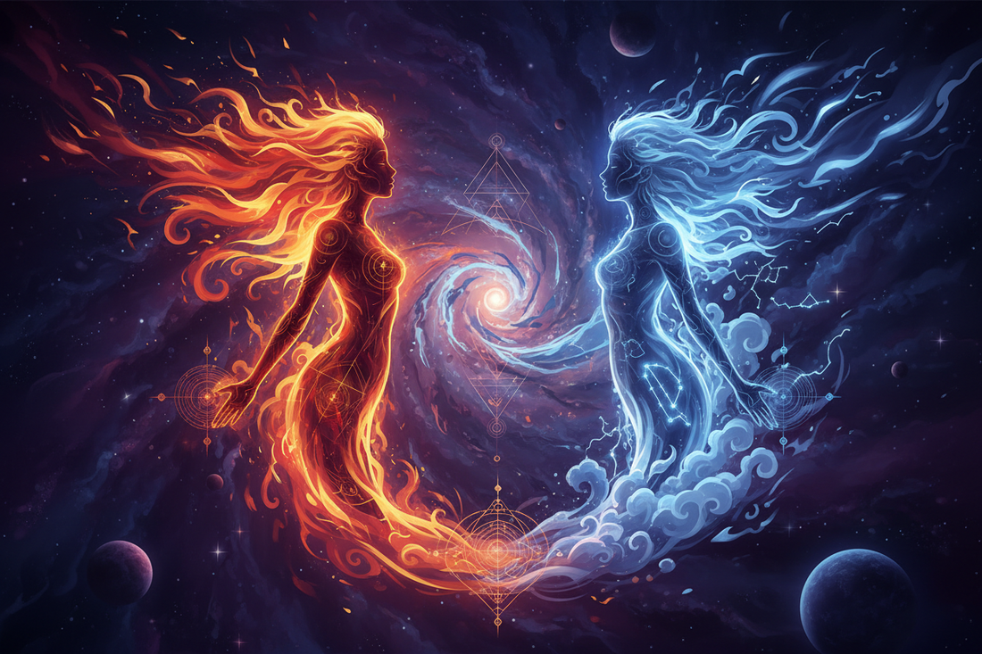 Aries Mother with Aquarius Daughter: Fire Meets the Future Nicole's ritual universe