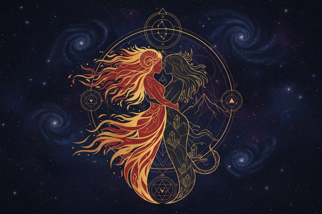 Aries Mother with Capricorn Daughter: Fire Meets the Mountain Nicole's ritual universe