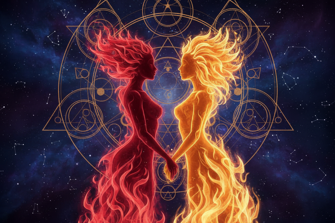 Aries Mother with Leo Daughter: Two Fires, One Stage Nicole's ritual universe