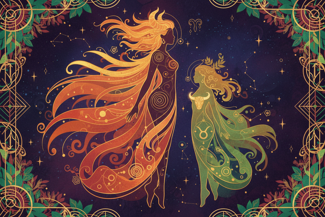 Aries Mother with Taurus Daughter: When Fire Meets Earth Nicole's ritual universe