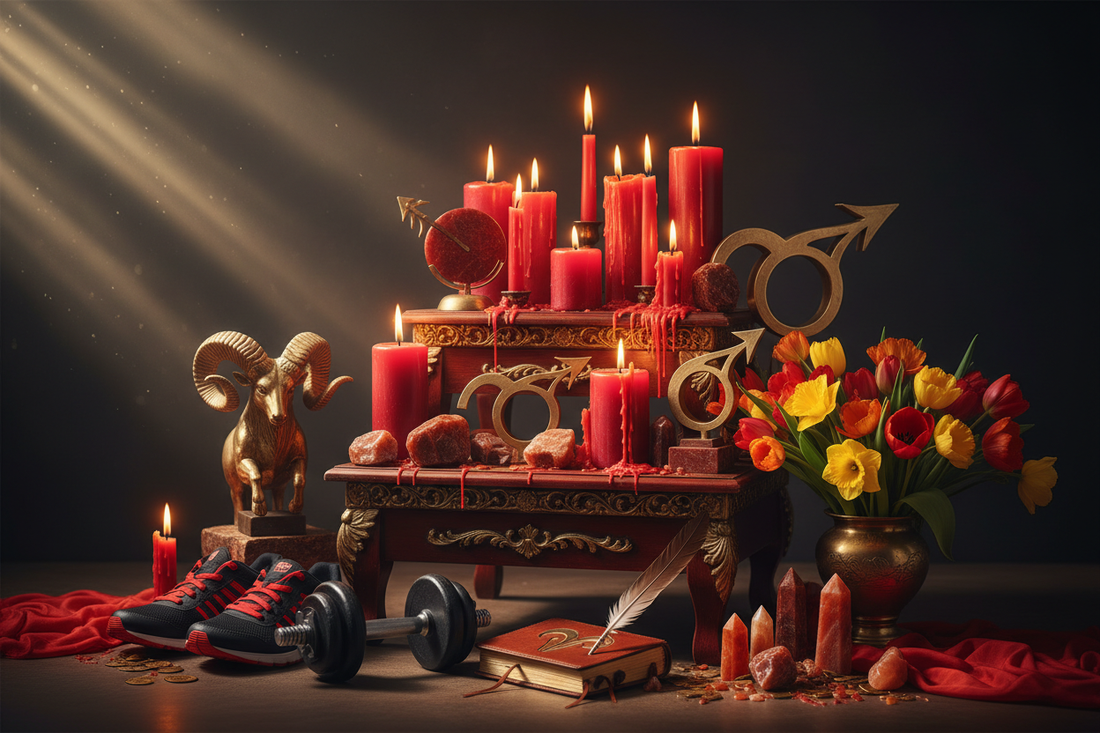 ARIES Rituals & Spiritual Practices: Daily Magic for the Warrior - Nicole's ritual universe