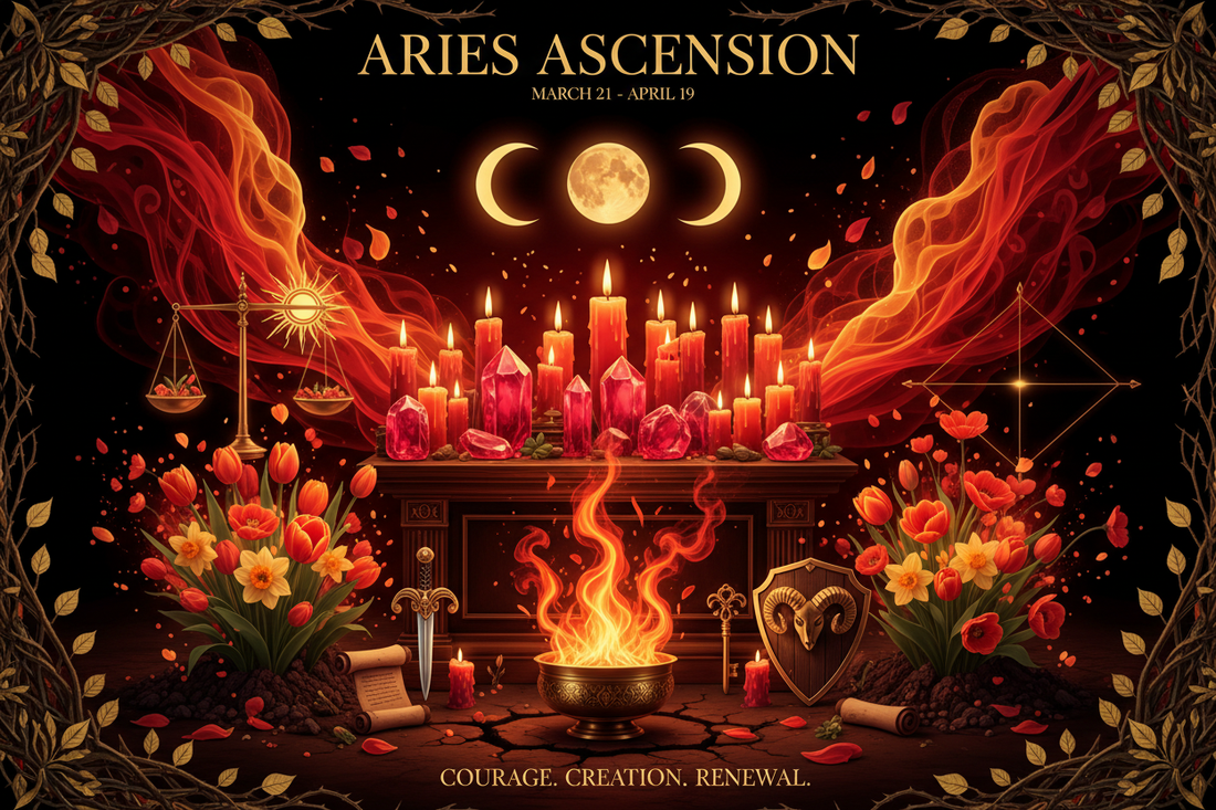 ARIES Season: Rituals for March 21 - April 19 - Nicole's ritual universe