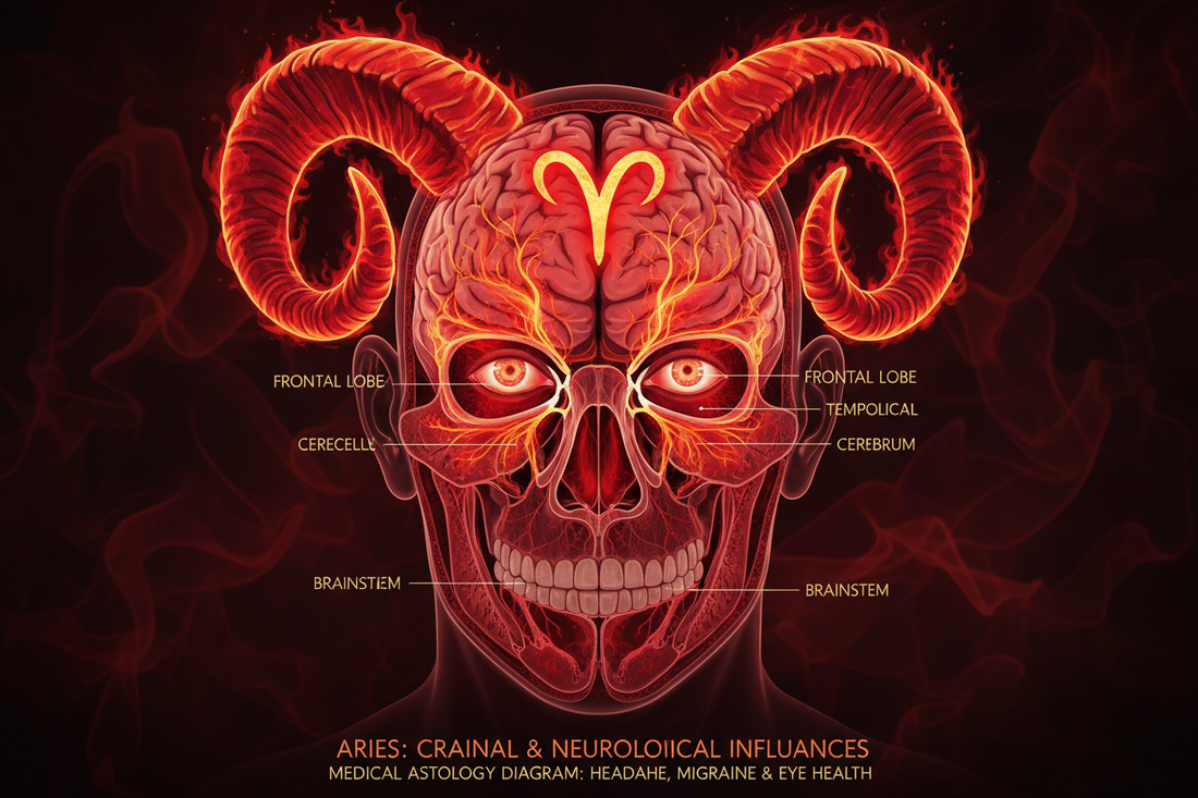 Aries & the Head: Migraines, Eye Health, Brain Function - Nicole's ritual universe