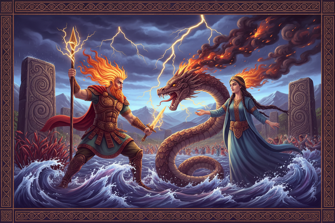 Armenian Vahagn: Dragon Slayer - The Fire God and Storm Warrior