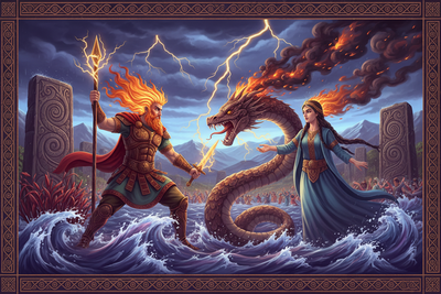 Armenian Vahagn: Dragon Slayer - The Fire God and Storm Warrior
