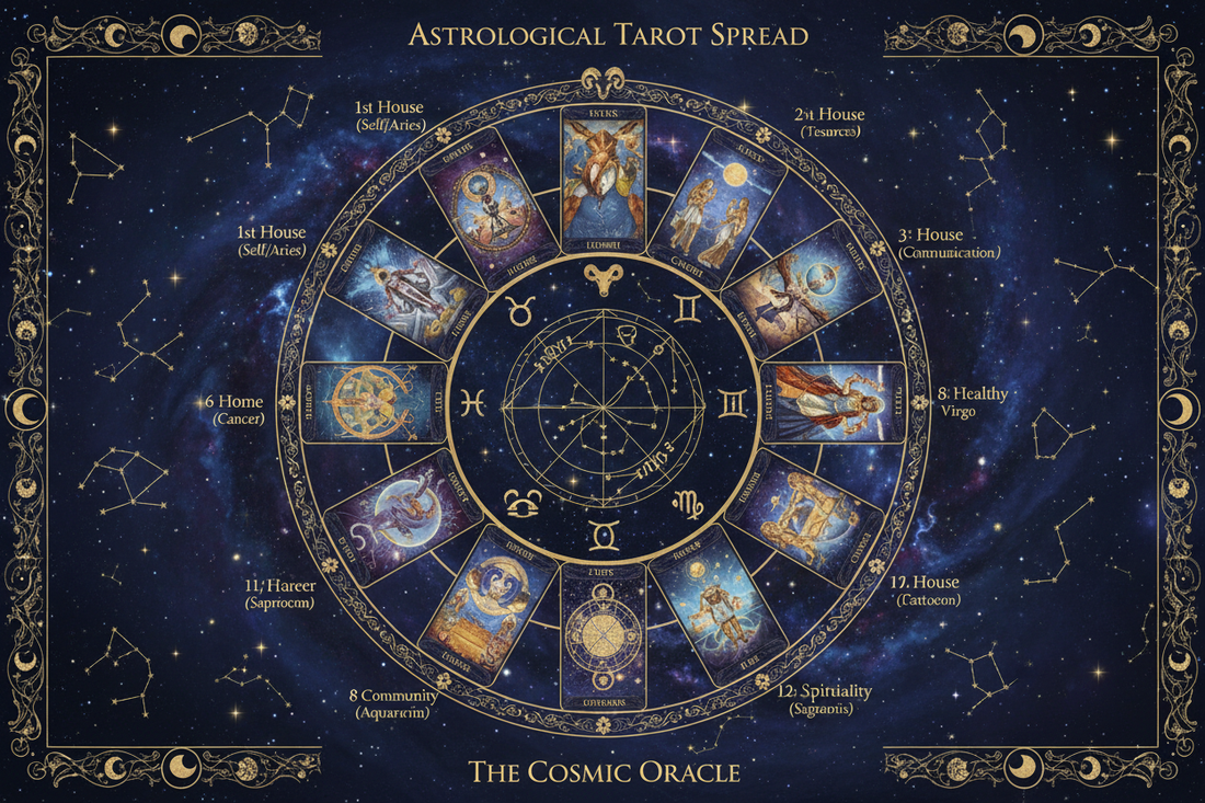 Astrological Spread: 12-House Layout