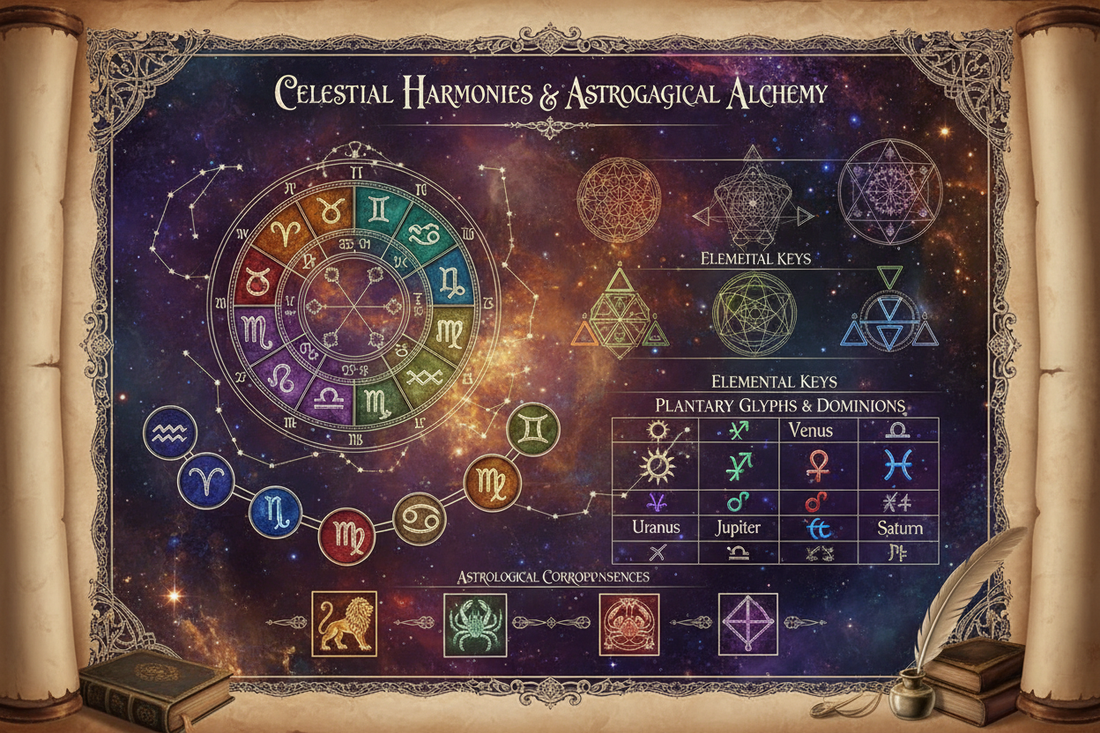 Astrological Symbolism Glyphs Colors