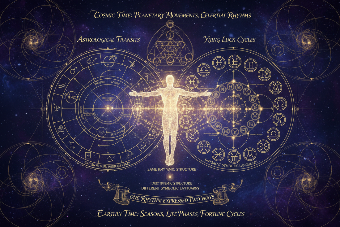 Astrological Transits × Yijing Luck Cycles: Why Rhythms Match - Nicole's ritual universe