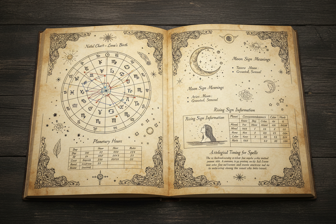 Astrology Grimoire: Birth Chart & Planetary Magic