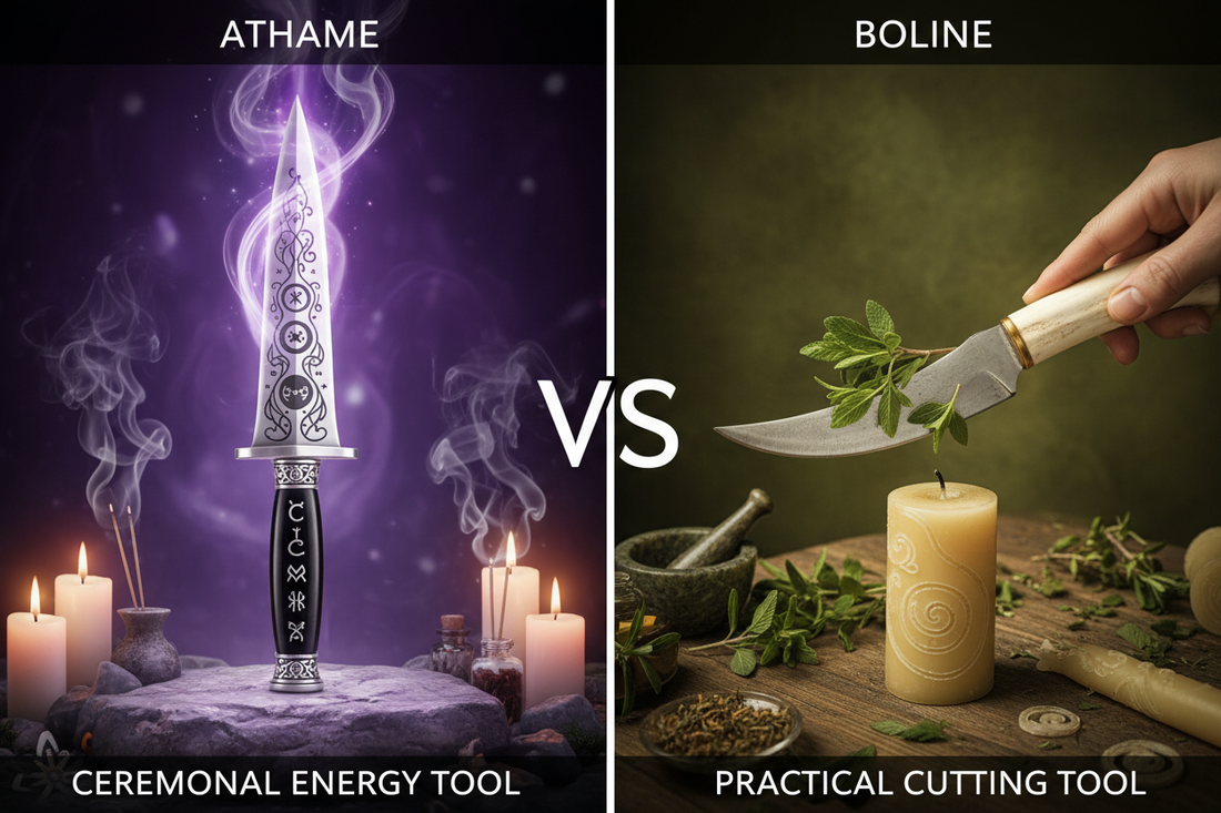 Athame vs Boline: Which Ritual Knife Do You Need? - Nicole's ritual universe