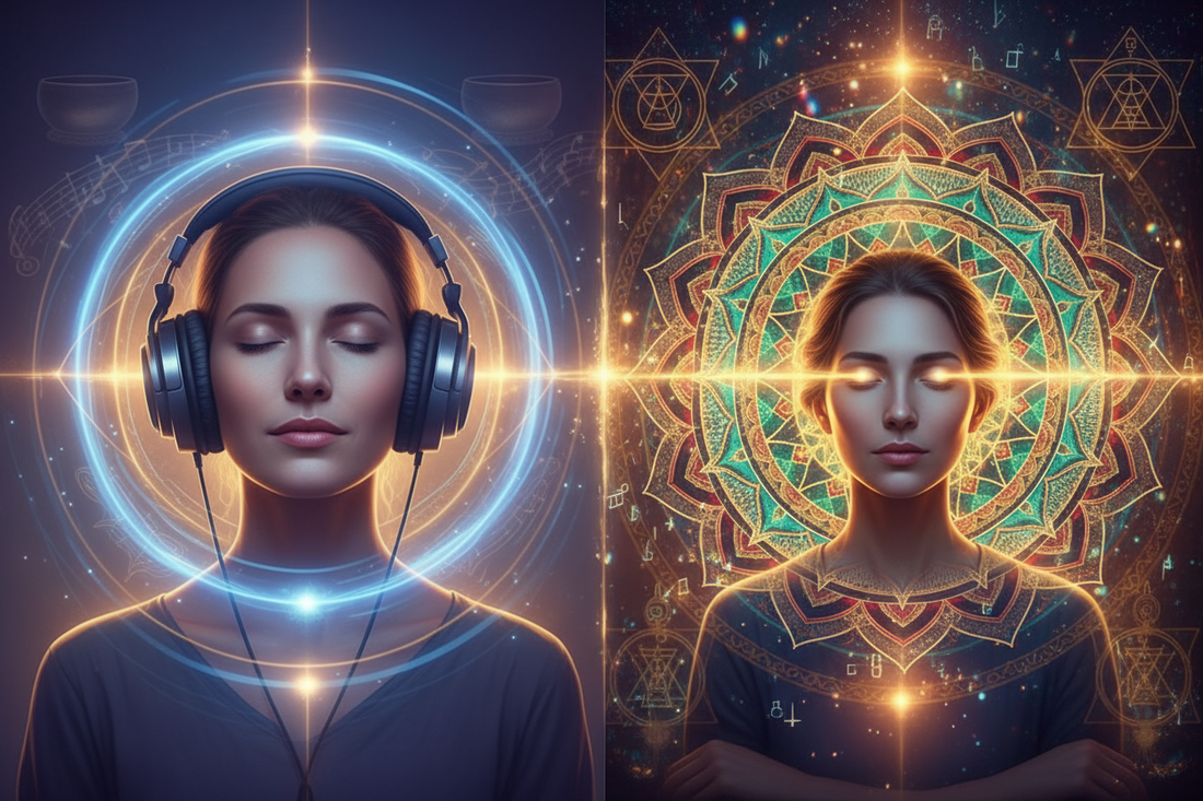 Audio Healing vs Visual Meditation: Which Sense? - Nicole's ritual universe