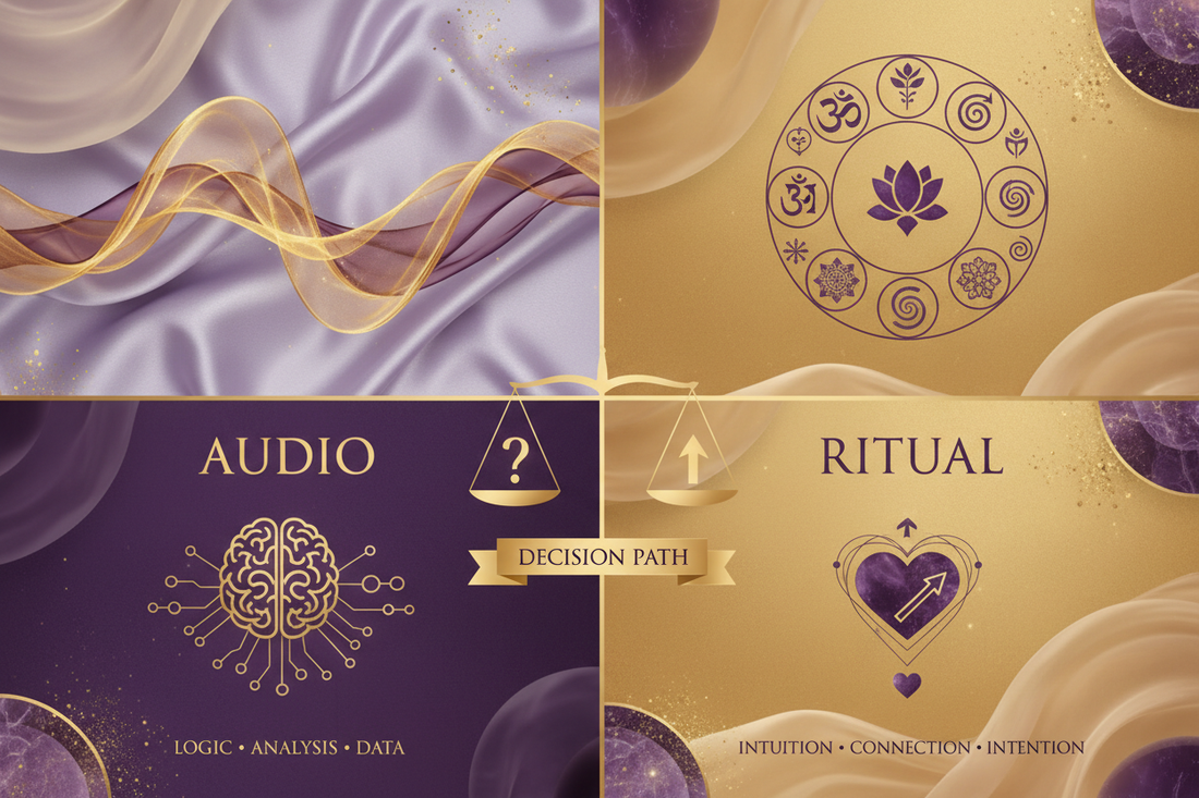 Audio vs Ritual: Which Should You Start With? - Nicole's ritual universe